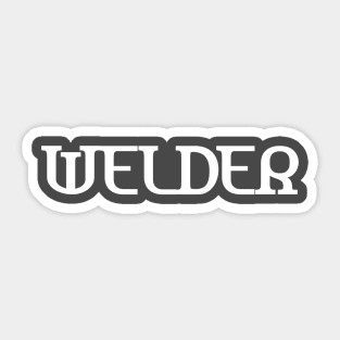 Welder Sticker